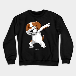 Dabbing Beagle Crewneck Sweatshirt